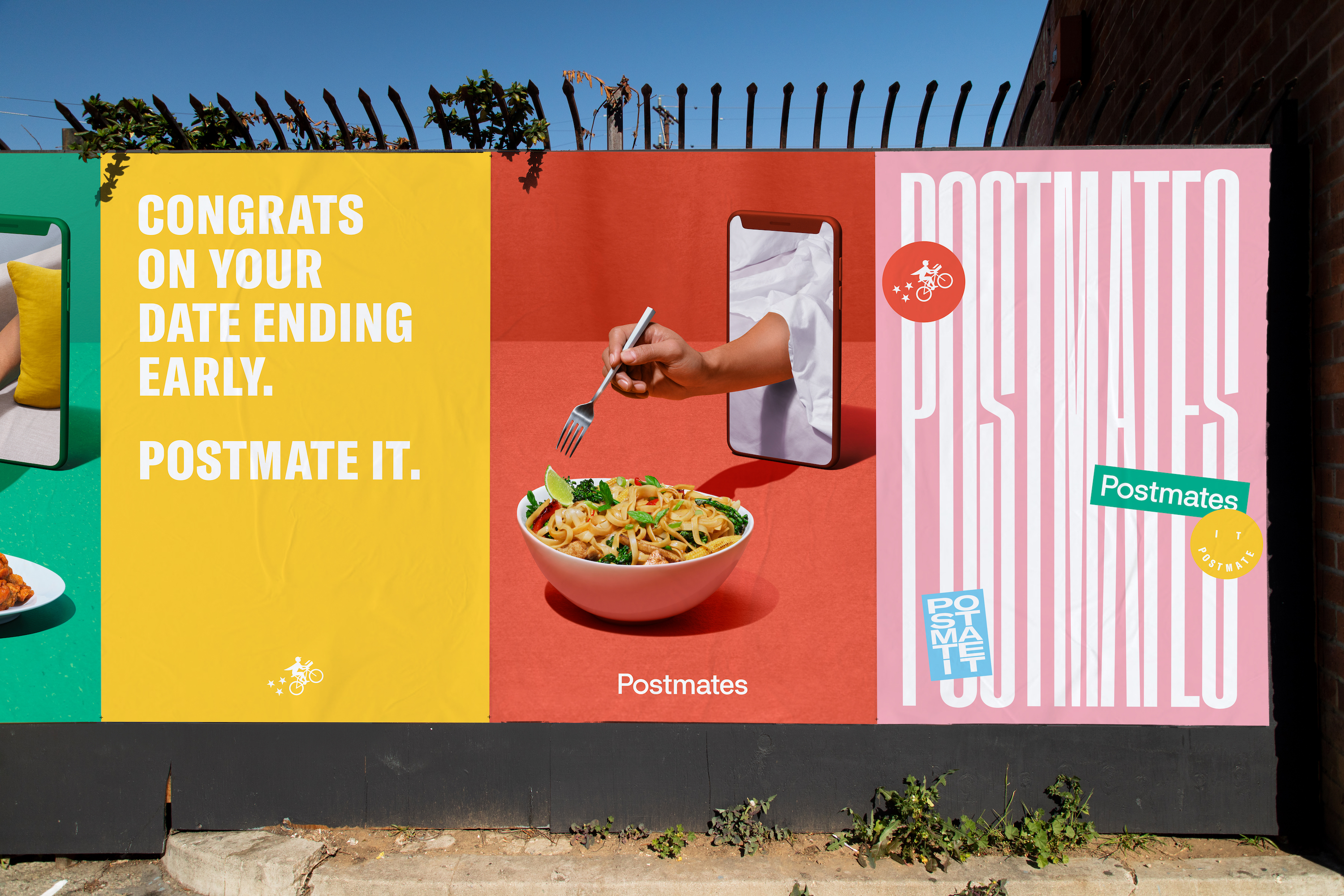 postmates outdoor ad